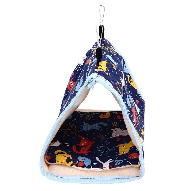 Warm Bird Nest Soft Thickened Foldable Bird Hanging Bed Toy