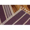 Knitted Tasseled Table Runner, Organic Cotton, Many Colours, Green, Beige,