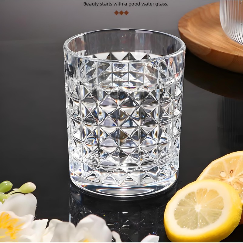 VEILEDGEM 8 Oz Unbreakable Tritan Drinking Glasses Shatterproof Acrylic Glasses