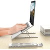 Techly 364255 Aluminium Folding Stand for Notebooks, Tablets and Smartphones