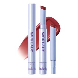 Labial Sace Lady Barra Rojo Cremoso Larga Duración SPF 15