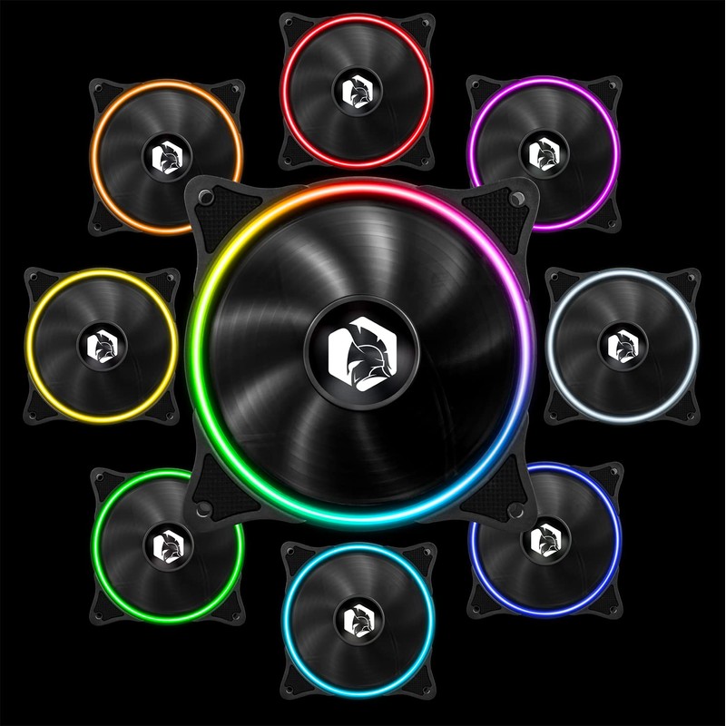 EMPIRE GAMING PC Case Fan Gamer 120 mm - High