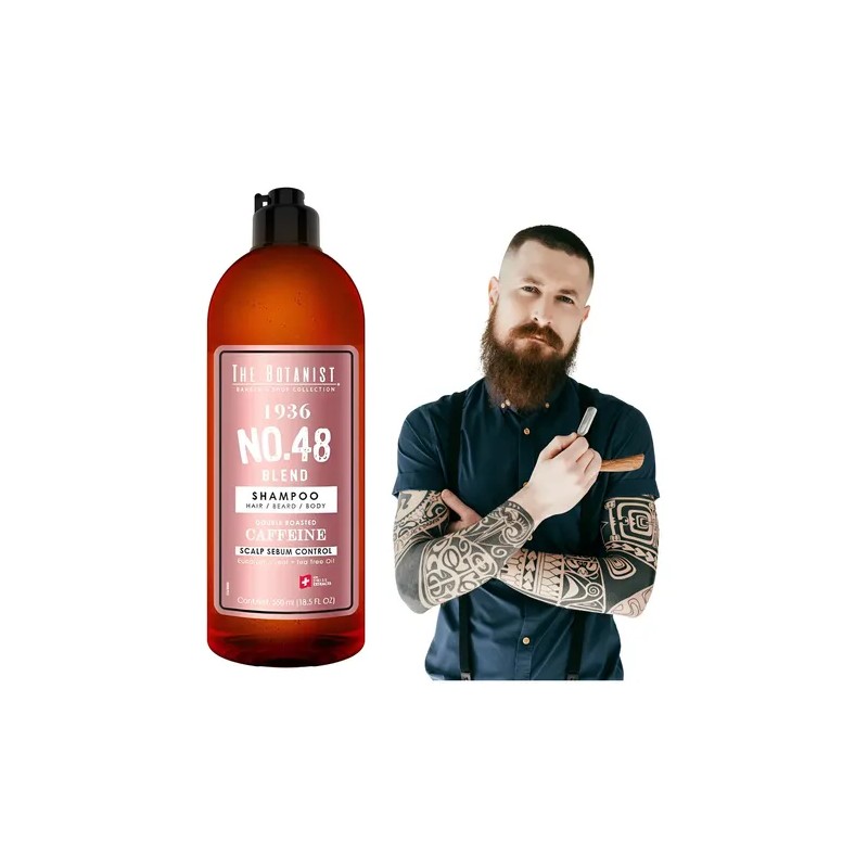 THE BOTANIST Shampoo Barber Collection Caffeine 550ml