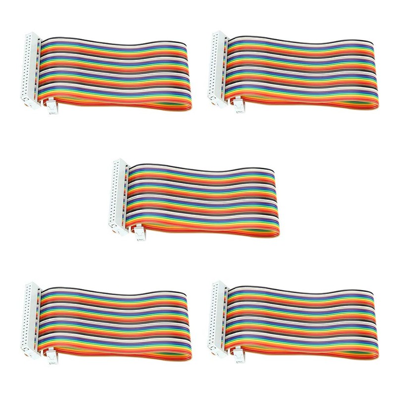 T opiky 5 Piece GPIO Cable for 40 Pin Ribbon