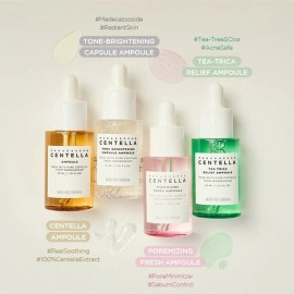 SKIN1004 Madagascar Centella Ampoule Kit Brightening Damaged Skin Pores Acne Dry