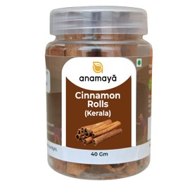 Cinnamon Dalchini Sticks, Dal Chini sticks, Kerala cinnamon sticks, 40 gms pack in a reusable jar | Also known as cassia rolls | 100% pure and natural