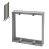 XGGYA 1/2” Double Gang Receptacle Outlet Box Extender,Gray Electrical Box