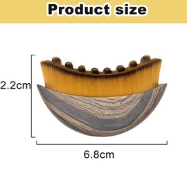 Lymphatic Contour Face Brush - Ergonomic Lymphatic Drainage for Chin & Jawline Sculpting, Face Dry Brush with Precise Skin Fit - Relieve Fatigue, Enhance Cleansing for Effective Contouring