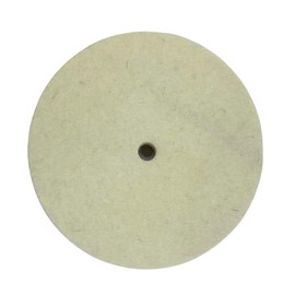 WA 6"x1" Wool Buffing Wheel, Compressed Fine Wool Felt, 1/2" Arbor, Polishing Buffing Wool Wheel for Bench Grinder, Jewelry/Metal/Stainless Steels Polishing and Burnishing, 6"x1"x1/2"