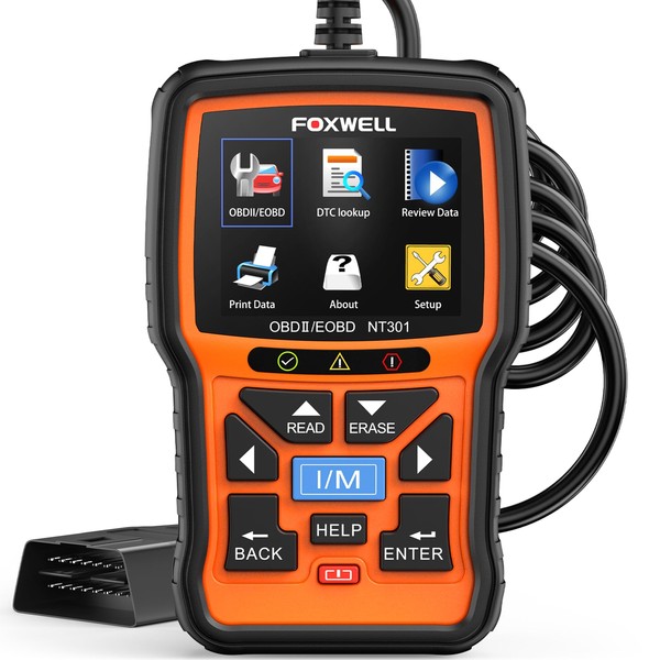 FOXWELL NT301 OBD2 Scanner Graphing Live Data Diagnostic Code Reader