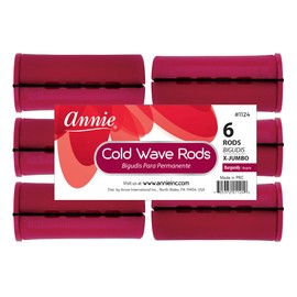 3 Packs of Annie Cold Wave Rods (Xtra Jumbo) #1124 6Pcs/Pack