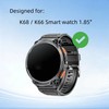 Frgnie Screen Protector Designed for Haulvean K68 Smart Watch (3