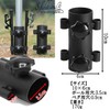 S.fields.inc Tent Poles Holder, Tarp Pole Fixer, Peg Support, Tent