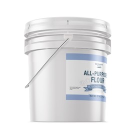 Unpretentious All Purpose Flour, 3.5 Gallon Bucket, Versatile Kitchen Staple, Food Storage