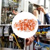 ciciment Button Cable UY Orange Clear Waterproof Crimp Butt Splice