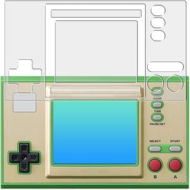 ClearView Game & Watch The Legend of Zelda Full Protection LCD Protective Film Matte (Reflection Reduction) Type, Made in Japan