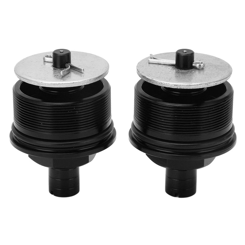 2 Pcs Preload Fork Cap Metal Front Shock Absorber Adjusters