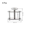 sourcing map 5pcs Flow Control Screw Compressor Adjustable Spiral Hose