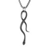 HZMAN Retro Snake Necklace for Men Women Stainless Steel Gothic