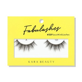 KARA BEAUTY FABULASHES 3D Faux Mink False Eyelashes - Style A101