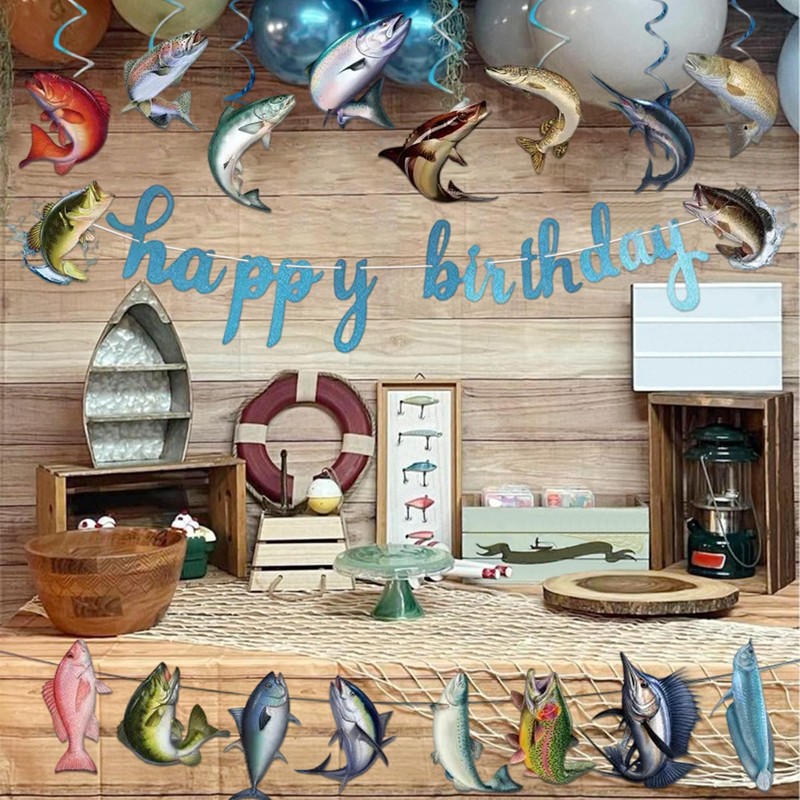 Fishing Birthday Party Decoration Birthday Party Decoration