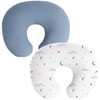 Coreeky Muslin Nursing Pillow Covers, 2 Pack, Soft & Adorable