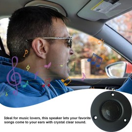 Car Audio Tweeters | Vehicle Speaker Horn | Household Audio System Accessories 30W, Vehicle Modification Supplies for Adults