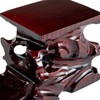 THY COLLECTIBLES Oriental Rosewood 2-Plant Stand, Small Plant Stand for
