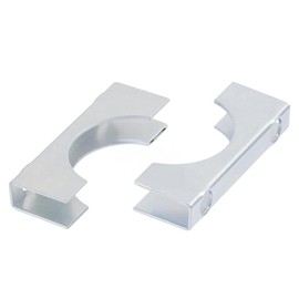 6.4mm x 49mm 1 1/4'' Connector for U-Bolt Type B Oval Shaped Heavy Duty Steel Zinc Plated DIN 3570 (Pack of 6) H04E