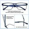 Dollger Blue light Glasses for Men Rectangle Metal Frame Computer