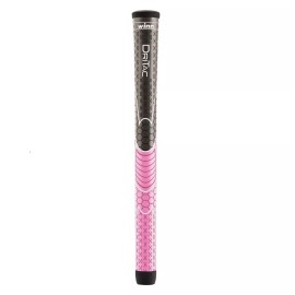 Winn Set of 6 Winn Dri-Tac Golf Grips for Women - Pink/Dark Grey 3DT-GPK