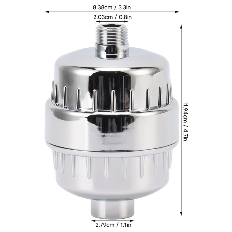 Shower Filter Rust Proof Consistent Water Flow Moisturizing Universal Showerhead
