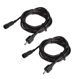 ALOVECO 2 PCS Power Extension Cord, 6.5ft/2M per Cord, 3.5 x 1.35mm DC Extension Wire, IP65 Waterproof, Perfect for Daisy Chain Wiring LED Landscape Lights