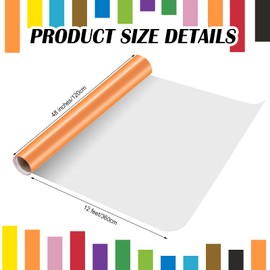 Tatuo 12 Roll Fade Resistant Bulletin Board Paper, Bulletin Board Paper Roll, 48 Inches x 12 Feet Fade Resistant Paper Roll for Arts Crafts Bulletin Boards Drawing Paint Classroom, 12 Assortment Color