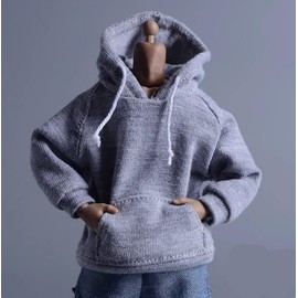 Meetoget 1/12 Scale Male Figure Doll Daily Sports Clothes for 6 inchAction Figure PM003US,Grey