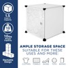 Work-It! Cube Storage Organizer - 12 Cubes | Stackable Portable