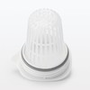 Muji MDC48A2A Horizontal Water Bottle with Strainer, White, Approx. 3.3