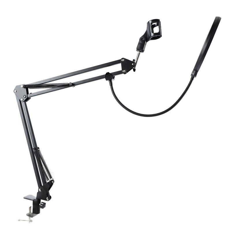Boom Arm Microphone Adjustable Suspension Boom Rotatable Scissor Microphone Arm