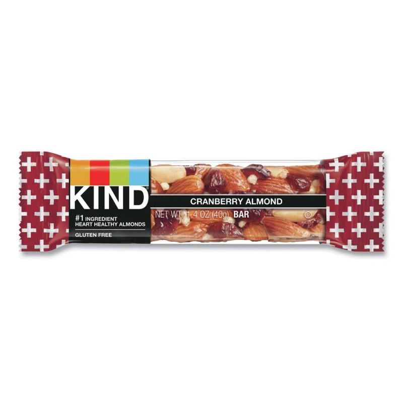 KIND 17211 1.4 oz. Cranberry Almond Nutrition Boost Bar (12/BX)