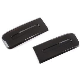 iJDMTOY Gloss Black Rear Tail Lamp Add-On Cover Lenses Compatible with Mercedes 2019-up W463A G-Class G500 G550 G63 AMG, Fit Over OEM Red Covers