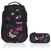 School Backpack Girls 2 T Set Hero Butterfly Backpack School