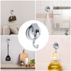 2 Pack Suction Hooks, Vacuum Suction Cup Hooks Powerful Push