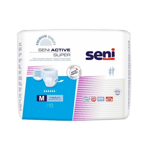 Seni Active Incontinence Size M 1 bag