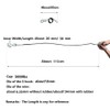 44-Inch Vinyl-Coated Trailer Safety Cables, in Snap Hooks, 5000 lbs
