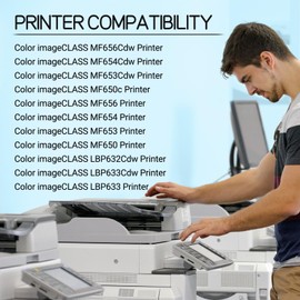 USUPERINK High Yield 067H Set Compatible Toner Cartridge Replacement for Canon 067H 067 CRG067H Use for MF656Cdw MF654Cdw LBP632Cdw MF653Cdw LBP633Cdw Printer (Black, Cyan, Magenta, Yellow, 4 Pack)