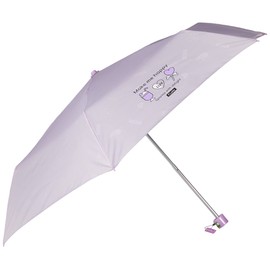 PINKLATTE 10002614 Embossed Folding Umbrella, 21.7 inches (55 cm), Purple, Girl Junior