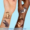 WEDDARA 101+ Otter Temporary Tattoos for Kids & Adults –