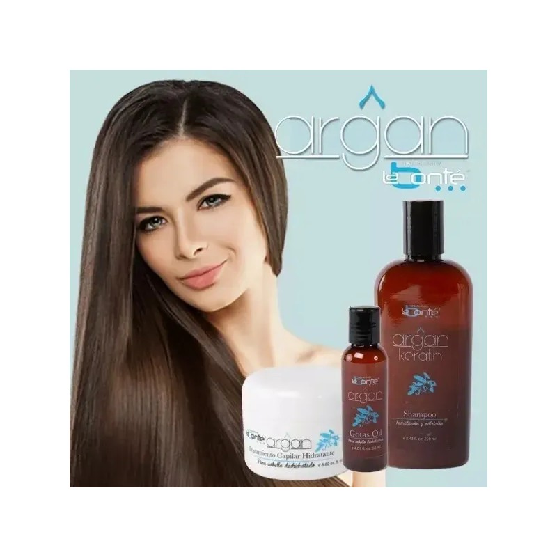 Shampoo Labonté Argán Keratin 1lt Para Cabello Reseco