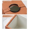 MEIBOOCH Square Tissue Box Cover with Magnetic Closure, Luxury PU