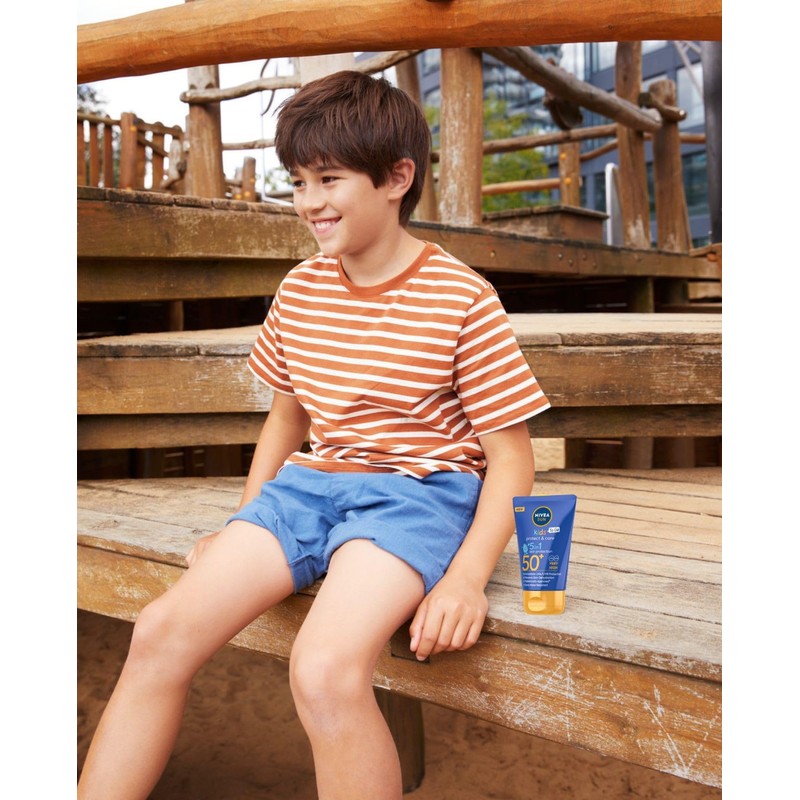 NIVEA Sun Kids Sonnenbalsam für Kinder SPF 50+ Reisegröße, 50ml